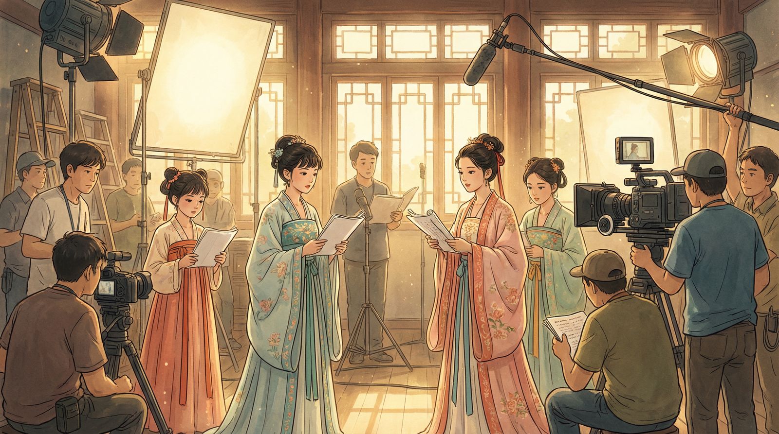 校花传媒幕后花絮