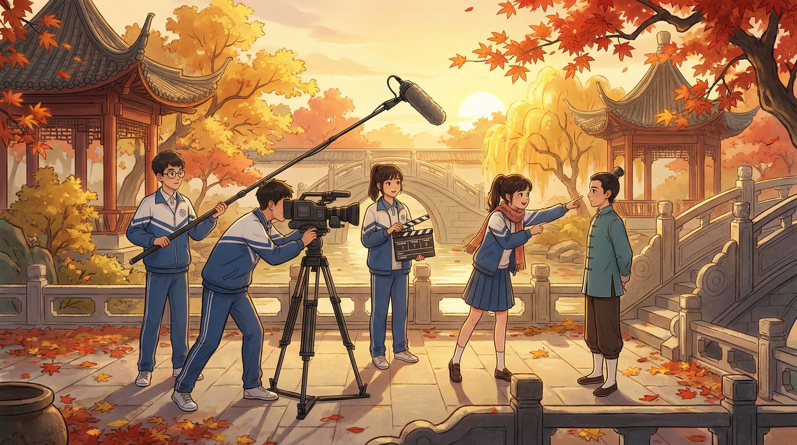 校花传媒校园短片